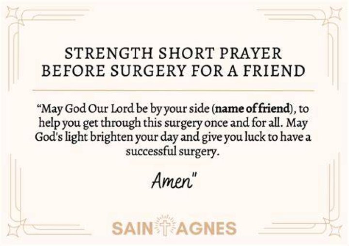 11 Short Prayers Before Surgery For a Friend (With Images)